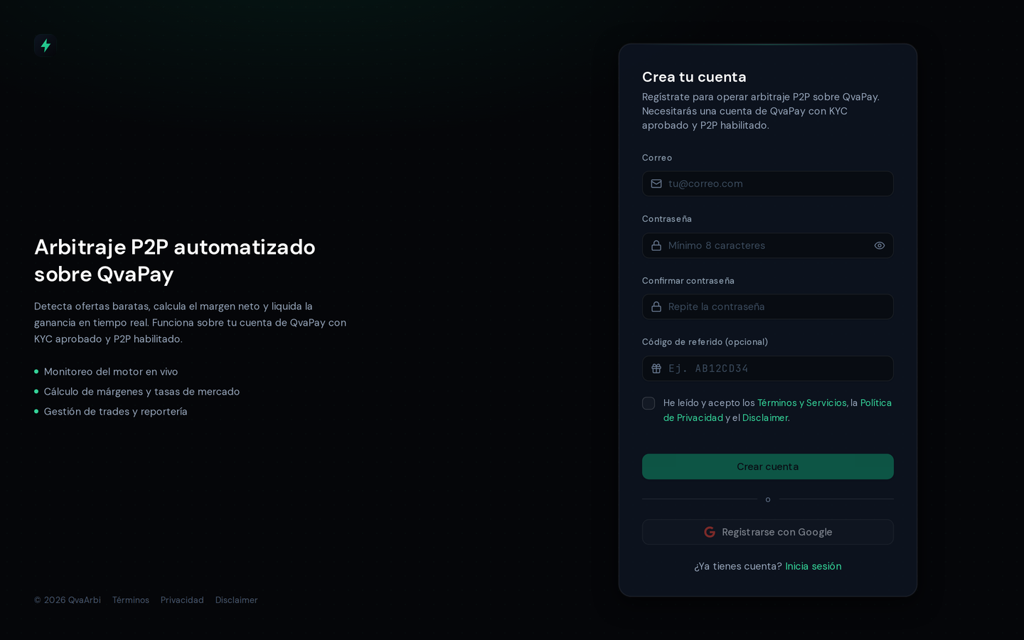 Formulario de registro