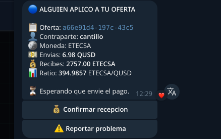 Aplicaron Telegram
